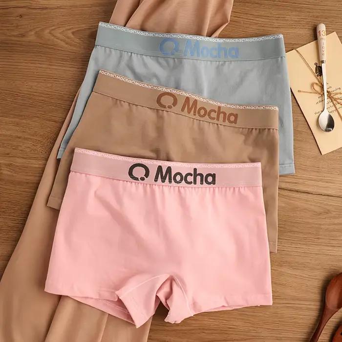 3 kusy/balenie 100% bavlna pohodlné mäkké antibakteriálne dámske nohavičky bezpečnostná spodná bielizeň hygroskopická priedušná Lingerie