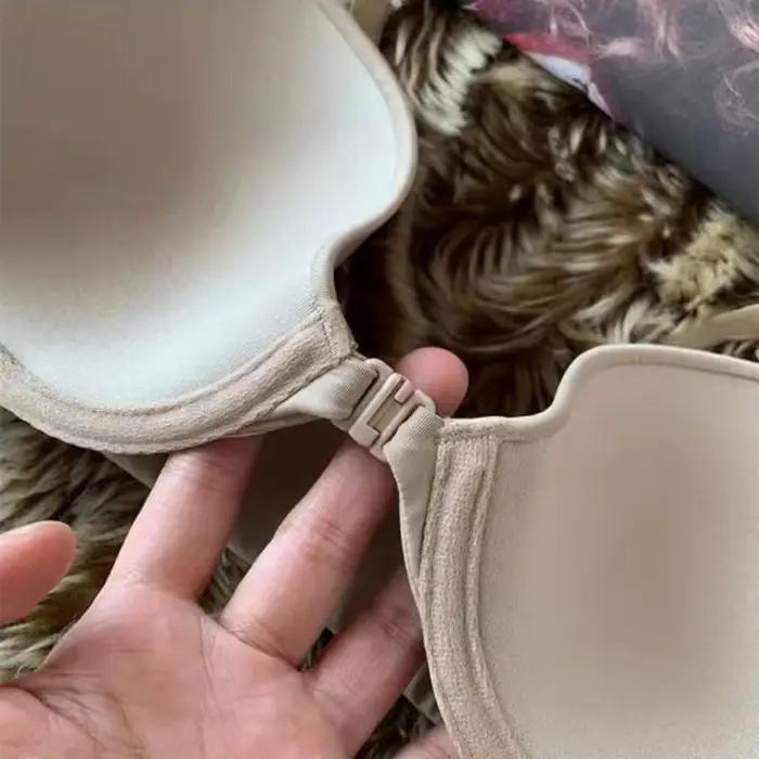 Predný zapínací push-up podprsenka pre ženy