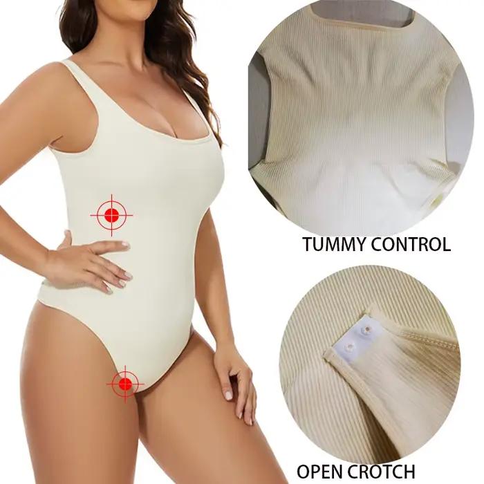GUUDIA – combinaison ventre côtelé, body modelant quotidien, contrôle de la lumière, compresse, contrôle du ventre, entrejambe ouvert, costumes modelants, entrejambe ouvert