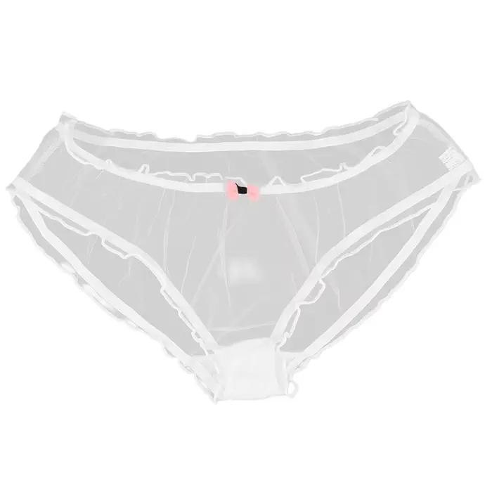 Culotte tricotée Lolita en polyester et coton avec arc élégante pour femmes pour toutes les saisons