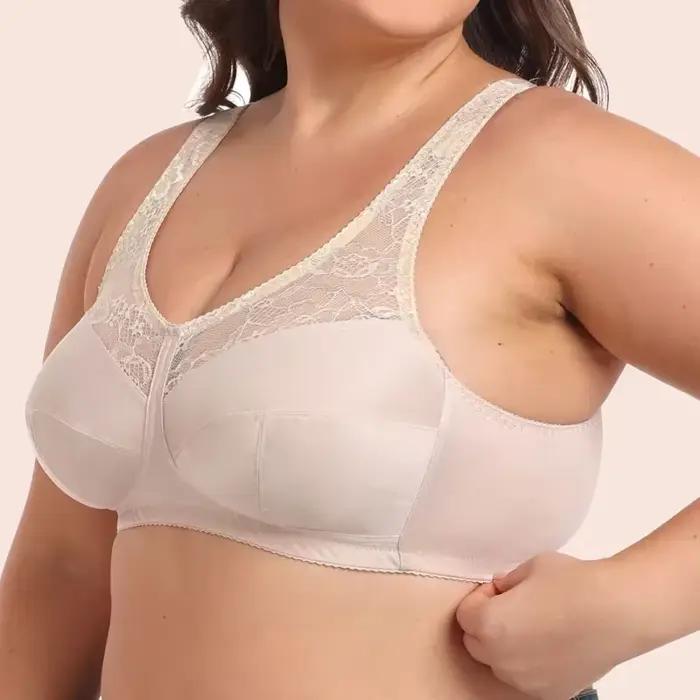 Letná tenká plná košíčková podprsenka pre ženy Sexy čipka veľká veľkosť bez vypchávok bez drôtov priedušná bralette BCDEFG