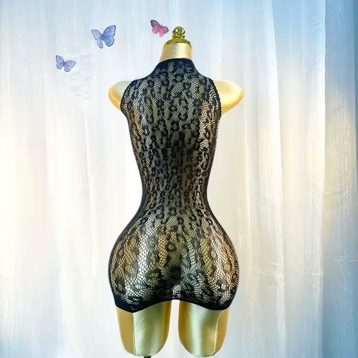 Robe en résille ajourée, Cover-Up Sexy, sans Bikini, vacances d'été, DS029