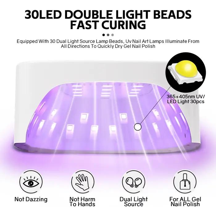 UV LED nechtová lampa 168W