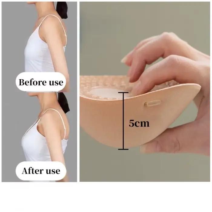 5 cm hrubá lepiaca push-up podprsenka bez ramienok