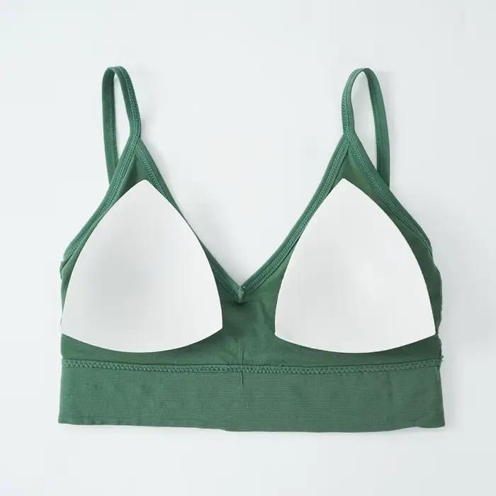 Soutien-gorge push up sans couture de type U pour femme, bralette dos nu, brassière sans fil solide, soutiens-gorge sexy pour femme