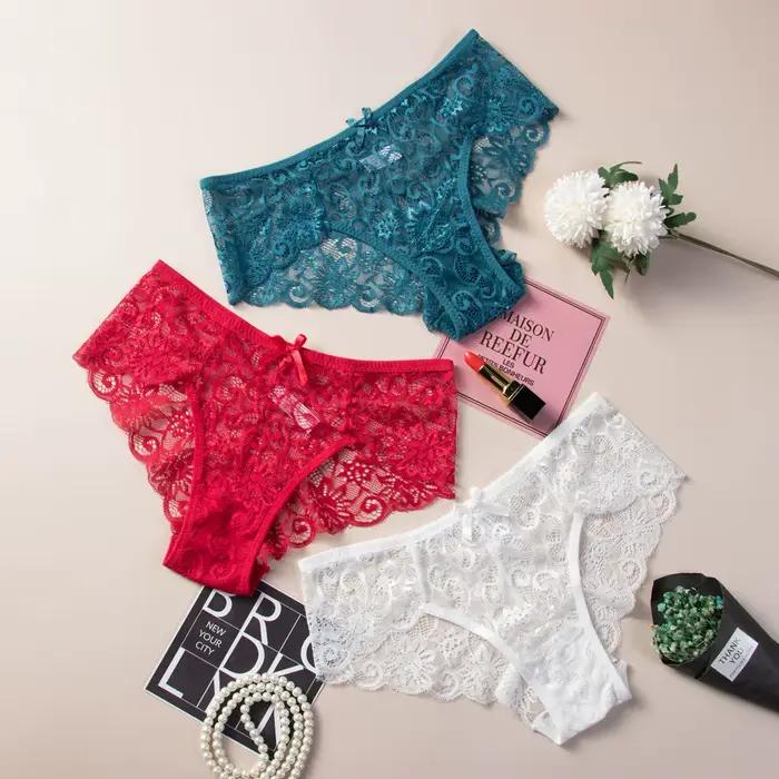 Veľká veľkosť S/XL módne vysoko kvalitné ženské nohavičky priedušné dámske spodné prádlo Sexy čipka Lingerie