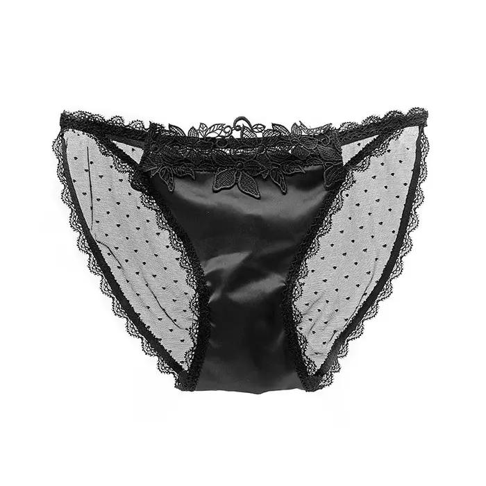 Slips en satin pour femmes, lingerie sexy, culottes sans couture, sous-vêtements féminins pour femmes, sous-vêtements sexy pour femmes, sous-vêtements transparents, трусы женские