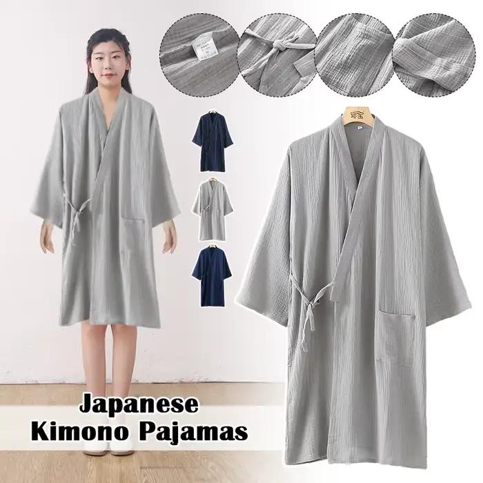 Tradičné japonské samurajské kimono z čistej bavlny pre mužov