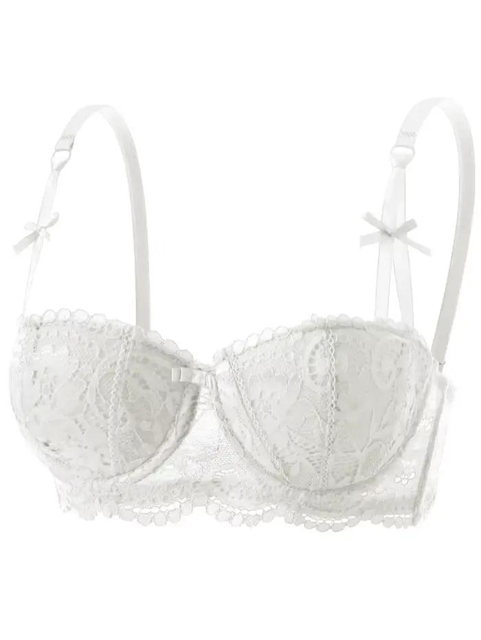 Soutien-gorge push-up en dentelle française pour femme, respirant, sans armatures, anti-affaissement, lingerie pour petite poitrine, confort sans couture, usage quotidien
