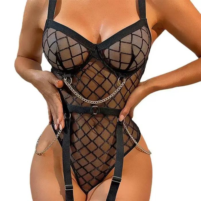 Ultra sexy čipkovaná lingerie set
