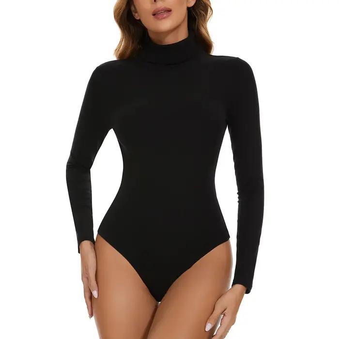 Dámske rolákové body s dlhým rukávom