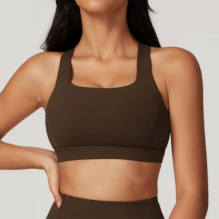 Hearuisavy rýchloschnúce nahé chrbátové joga tielko na behanie pre ženy fitness