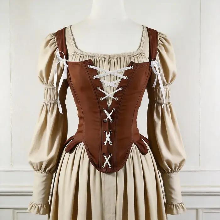 Dámsky fantazijný korzet bustier so šnurovaním