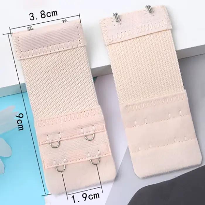 Nouveau 3 pièces 2 crochets Extension de soutien-gorge pour femmes élastique soutien-gorge Extension sangle crochet fermoir extenseur réglable ceinture boucle sous-vêtements
