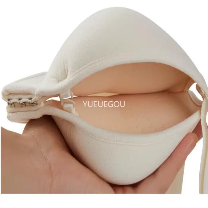 Soutien-gorge push-up à fermeture frontale extrême de 10 cm – Col licou rembourré ultra épais pour petite poitrine, lingerie sexy plongeante profonde