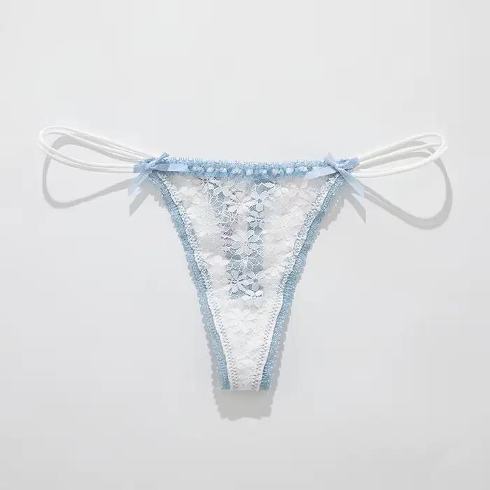 Sous-vetements feminins en dentelle sexy avec coupe audacieuse et taille basse pour femmes occasions speciales
