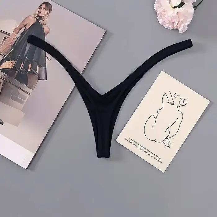Sous-vêtements féminins en coton mince string sexy et élégants pour occasions spéciales et cadeaux romantiques