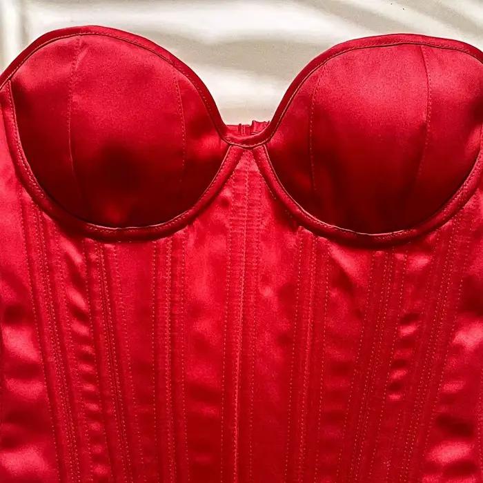 Korzátový bustier s košíčkami pre ženy