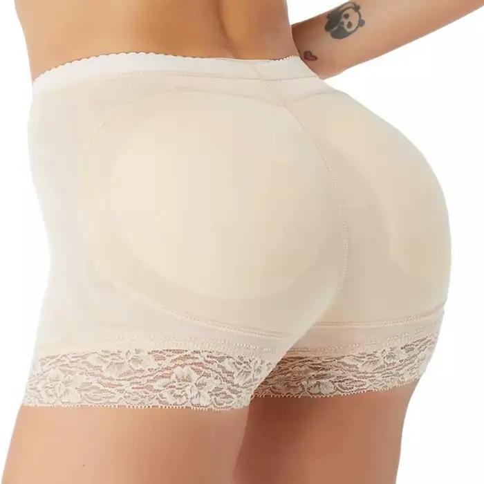 Nový štýl dámske nohavičky Push Up s vysokým pásom elastické vystužené bezpečnostné spodné prádlo štíhle Bodyshort oversized