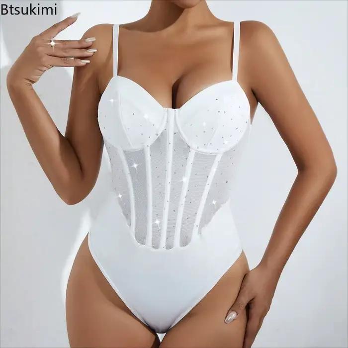 Sexi priliehavá kombinéza s flitrami pre ženy