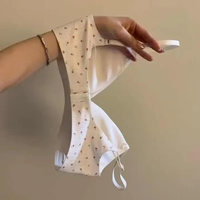 Sous-vêtements doux et respirants pour femmes, bretelles fines sans marques ni sans anneaux en acier, soutien-gorge Anti-affaissement confortable