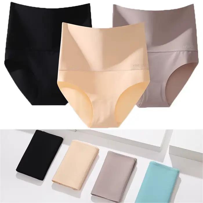 Bodyshaper taille haute sans couture culottes femmes sous-vêtements antibactériens doux entrejambe slips pour femmes intimes Lingerie Shapewear