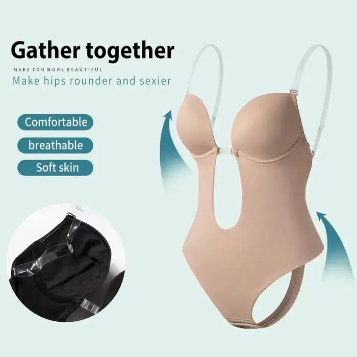 2025 femmes corps complet Shaper soutien-gorge dos nu Body string Invisible Shapers ventre contrôle Shapewear ceintures gaine minceur