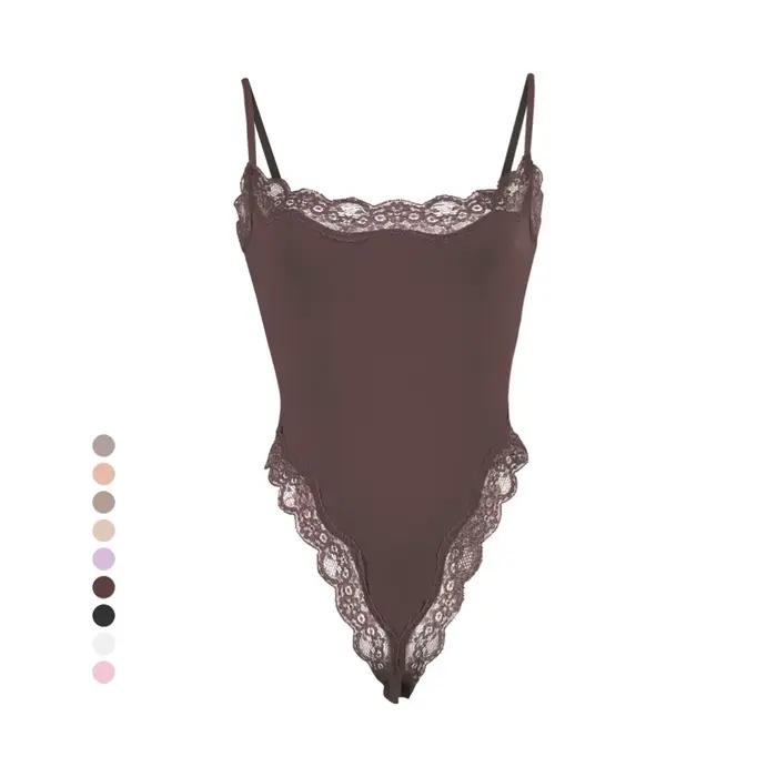 Dámske čipkované body, jednofarebné