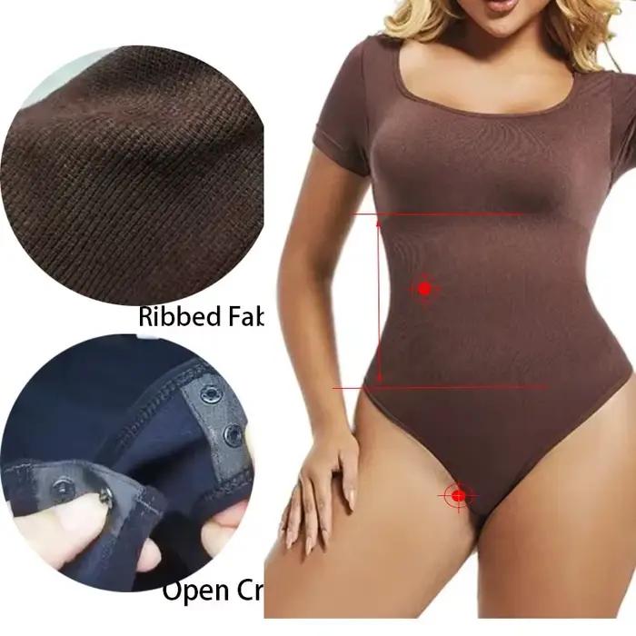 Dimmkof Sexy rebrované body s hranatým výstrihom