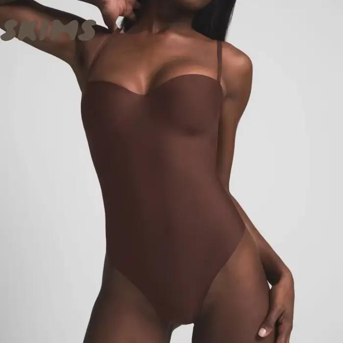 SKIMS HIRE BODY UNDERWIRE THONG BODYSUIT – Tvarovacie