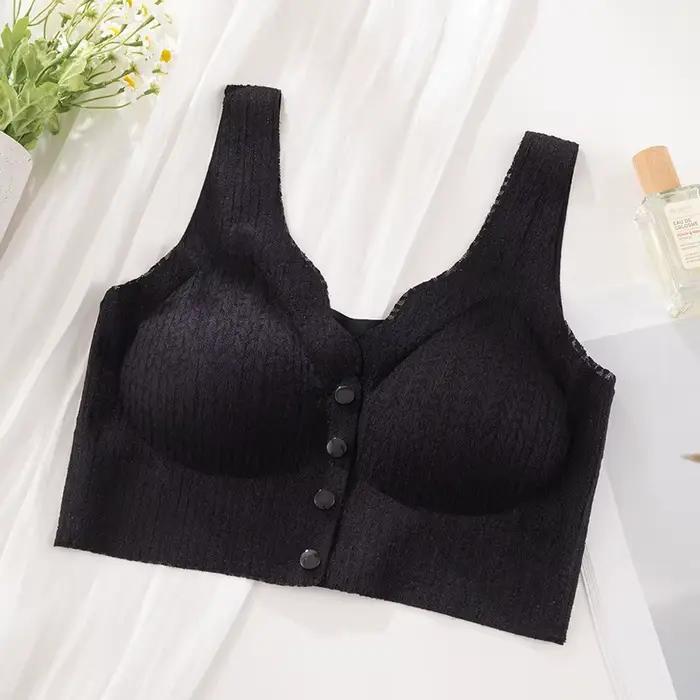 Tehotenské a dojčiace sexy podprsenka na predné zapínanie