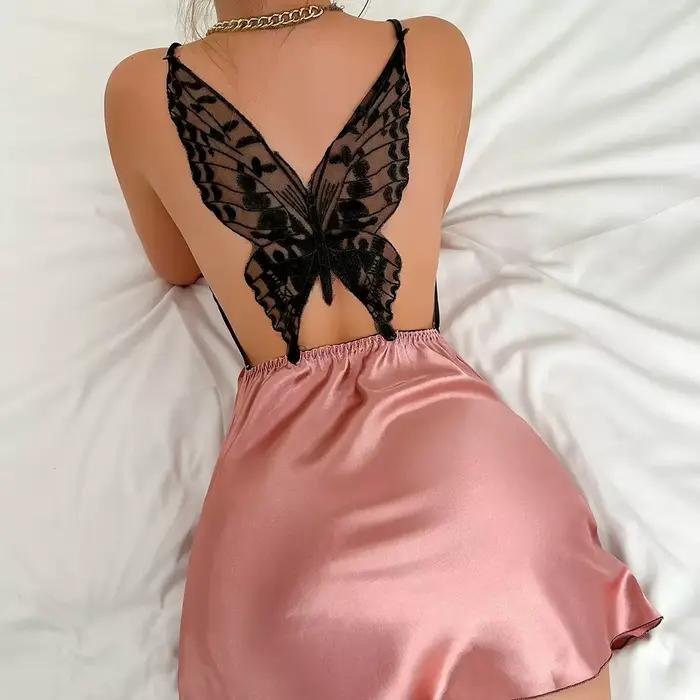 Nové sexy nočné šaty v francúzskom štýle pre ženy