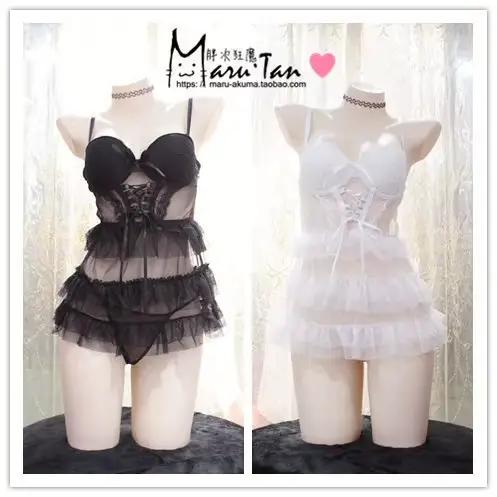 Lolita-Corset japonais Sexy en dentelle pour femme, Steampunk, ceinture, Corset à armatures, bustier, pour femme