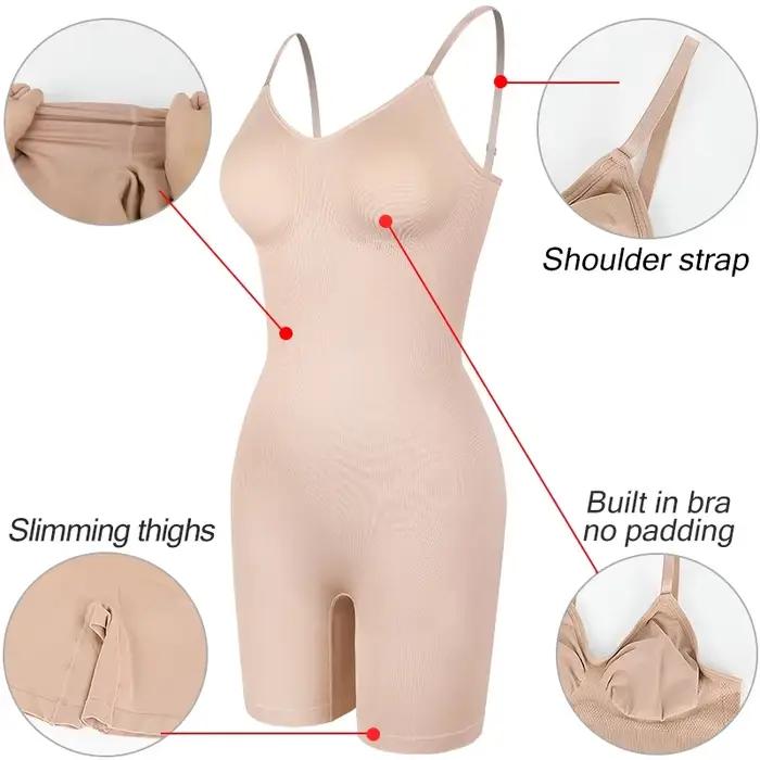SLIMBELLE-Combinaison amincissante pour femme, sous-vêtement amincissant, une pièce