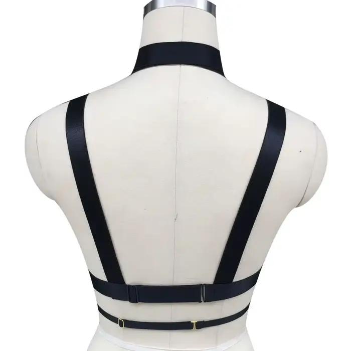 Harnais de soutien-gorge en Spandex pour femmes, ceinture ajustable, fait à la main