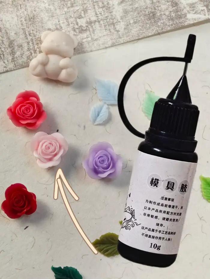 10g tvarovací gél na nechty UV gél kryštál 3D akrylová forma nástroj na nechtové umenie DIY silikónová