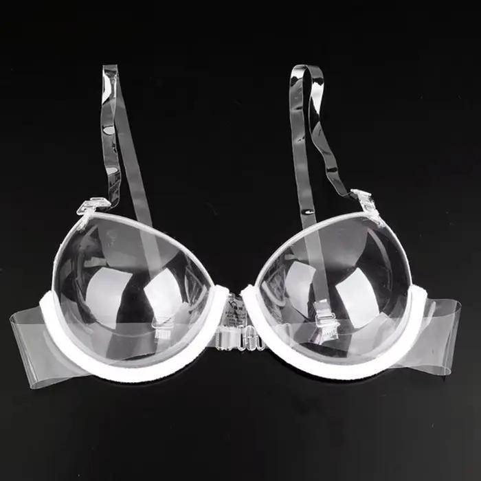 Priehľadná push-up podprsenka pre ženy