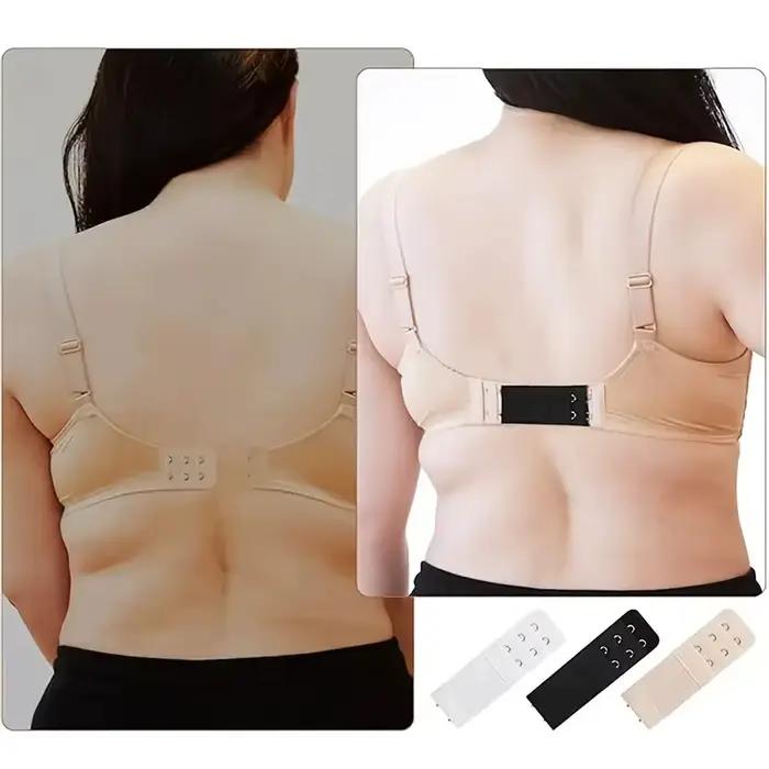 Extensions de soutien-gorge souples, 9 pièces, 2 crochets, 3 rangées réglables, extension arrière confortable pour femmes