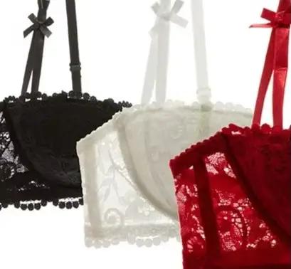 KUCLUT Soutien-gorge balconnet demi-coupe grande taille - Lingerie sexy en coton push-up pour femme, ensemble de soutien-gorge confortable et fin sans armatures