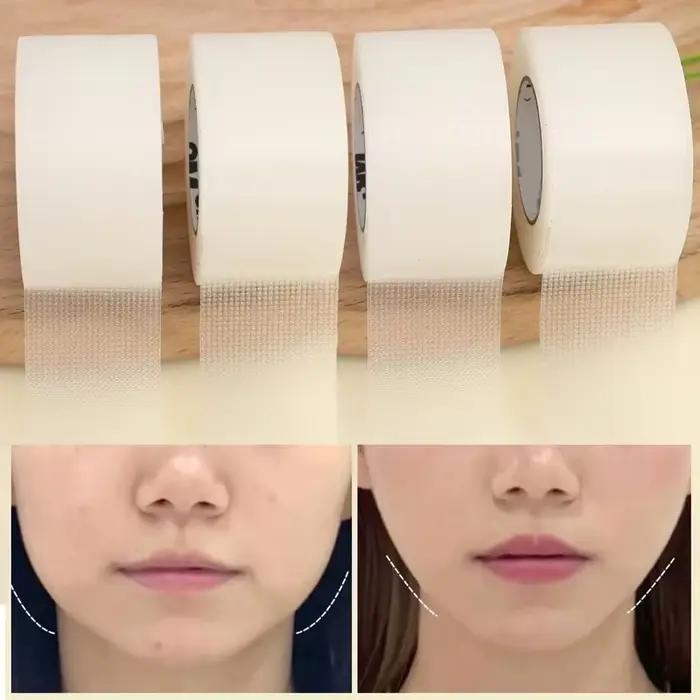Nové 8 M/rolka PE páska na tvár priedušná profesionálna Cosplay make-up