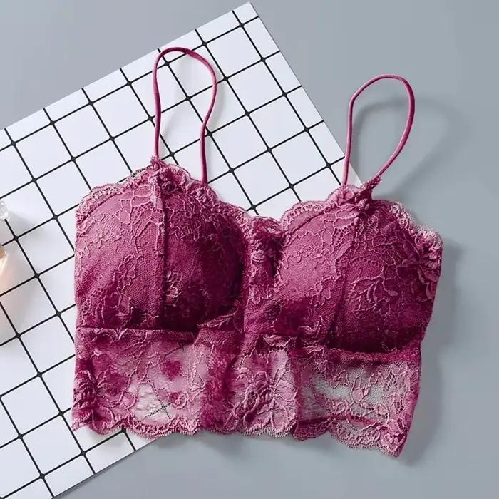 Letné dámske čipkované sexy slnečné topy bez rukávov s vypchávkou Bralette podprsenka Bustier so zipsom na chrbte Club bolero tank top lingerie žlté