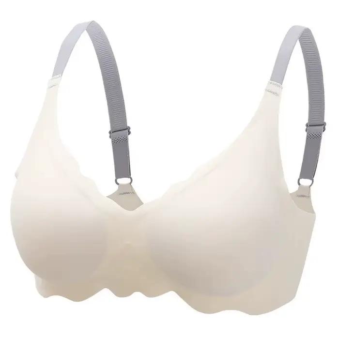 Soutien-gorge bralette pour femme, sans armatures, confortable, avec maintien supérieur, bretelles réglables et dos élégant