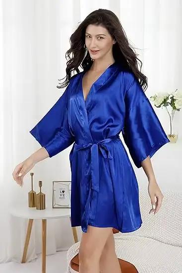 2018 Nové hodvábne kimono župan pre ženy Družičky