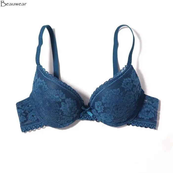 Beauwear – soutien-gorge en coton doux ajouré pour femme, sous-vêtement Sexy en dentelle, petite taille de poitrine, Bh 34 36 38