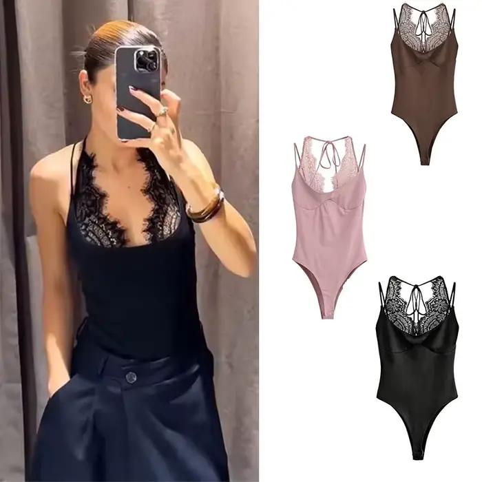 Ružový sexy body pre ženy