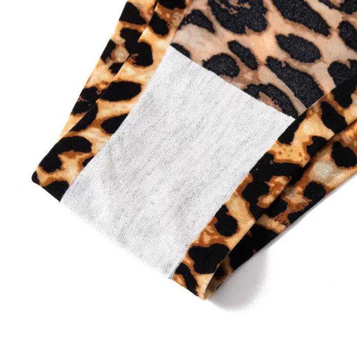 WarmSteps InDispensSexy-Bikini Tanga Léopard pour Femme, Lingerie Sans Couture, Culotte Respirante en Coton, Sous-Vêtements à l'Entrejambe