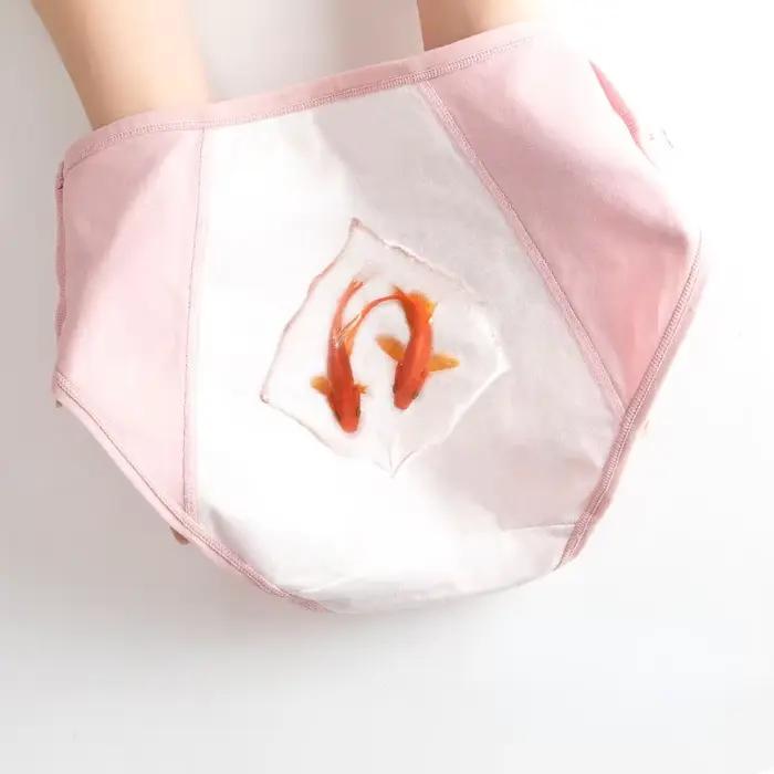 Culottes Menstruelles en Coton et Nylon pour Femmes Protection Triple Couche Occasions Spéciales