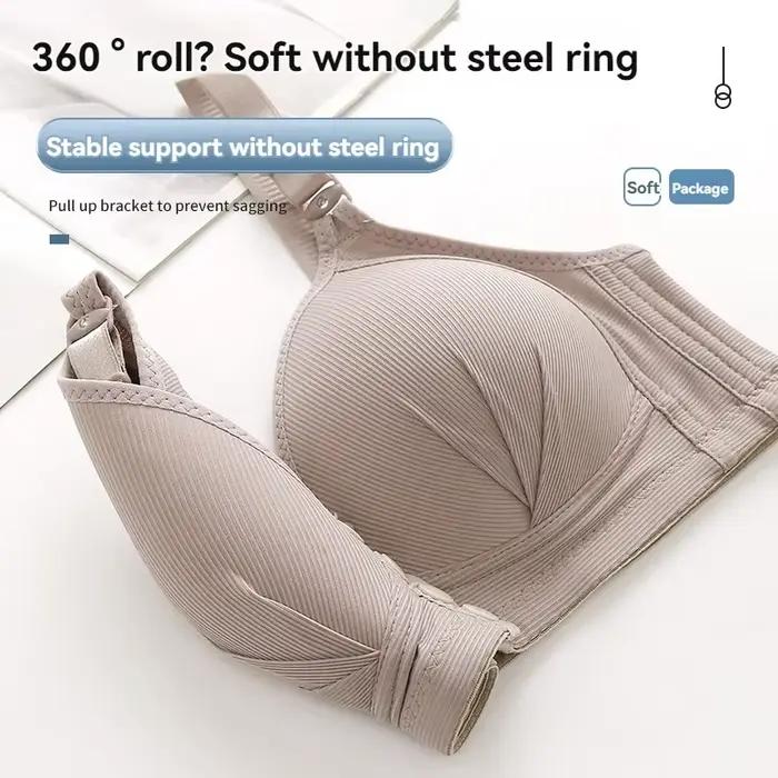 Soutien-gorge sexy push up pour femmes grande taille fermeture avant confortable et élégant sous-vêtement pour maman occasion spéciale