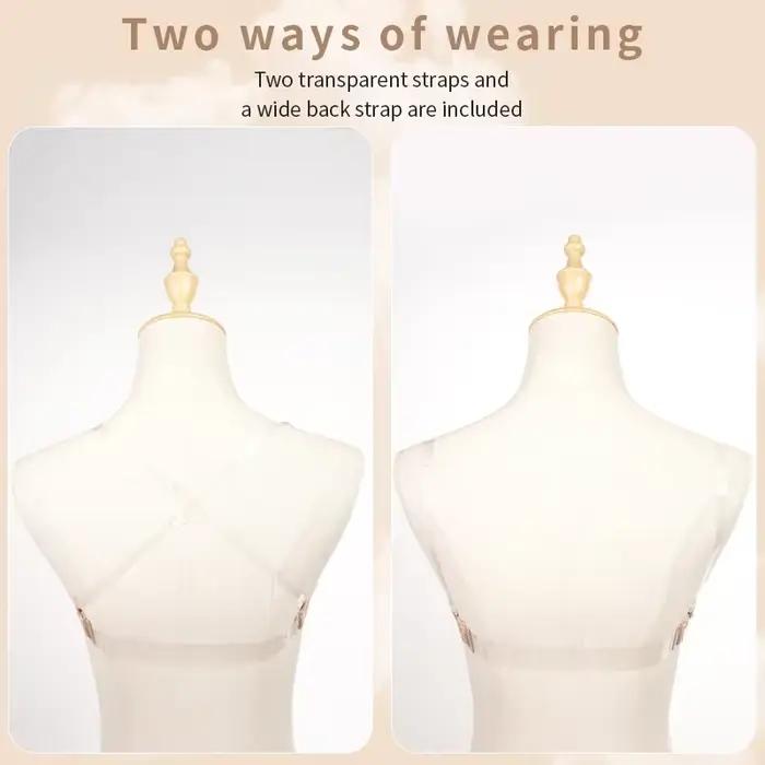 Soutien-gorge de danse à bretelles invisibles pour femmes, sous-vêtements de gymnastique de Ballet, soutien-gorge de sport dos nu sans couture pour filles