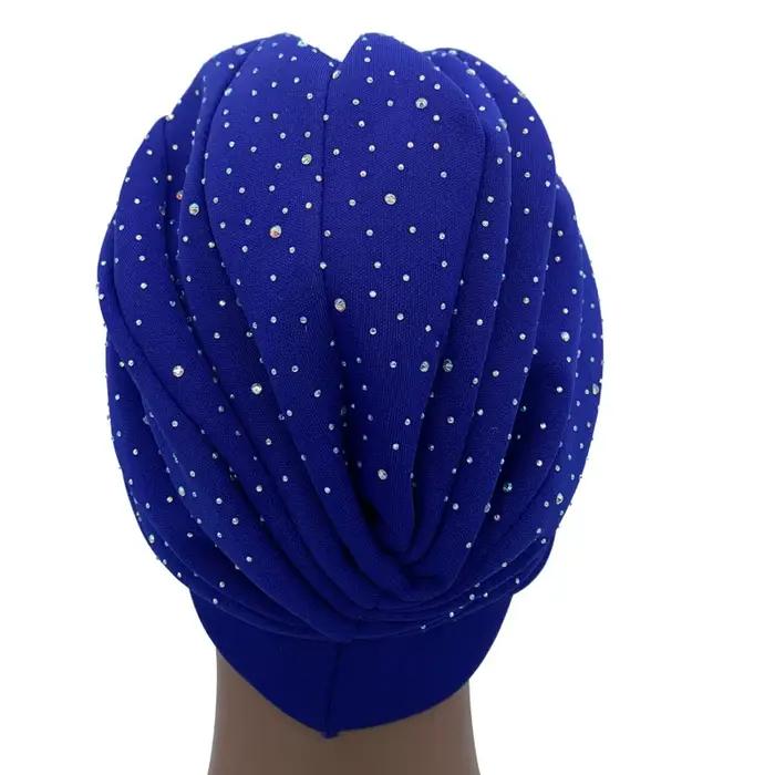 Nový trblietavý africký turban pre ženy